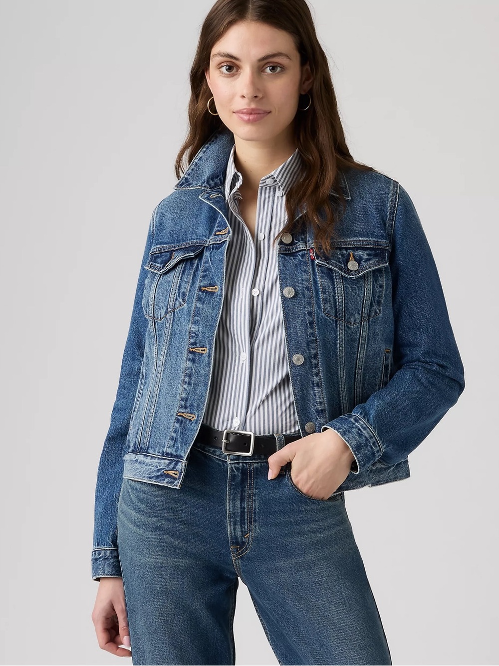 Levi's Women's Blue Denim Jacket - Classic Trucker